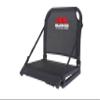 Millennium Sportsline Stadium Seat With Patented Comfortmax Seat Fabric Perfecct for Football, Baseball, Soccer, Tennis Fits Virtually Any Bleacher - Black view 1