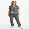 Fabletics Women's Performance Scrub Pant - MotionTech, 4-Way Stretch, Pocket-Packed, Lightweight, Semi-Slim Fit, 4X / Short 26 in | 26, Heather Grey view 2
