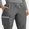 Fabletics Women's Performance Scrub Pant - MotionTech, 4-Way Stretch, Pocket-Packed, Lightweight, Semi-Slim Fit, 4X / Short 26 in | 26, Heather Grey view 3