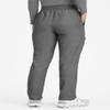 Fabletics Women's Performance Scrub Pant - MotionTech, 4-Way Stretch, Pocket-Packed, Lightweight, Semi-Slim Fit, 4X / Short 26 in | 26, Heather Grey view 4