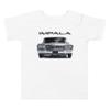 1964 Chevy Impala Classic Cars Old School Automotive Street Design Toddler Short Sleeve Tee White view 1
