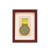 12.7x17.8cm, Medal Display Frame, Single Medal Display Case, Solid Wood Sport Medal Display Frame, Five Colors, HD Plexiglass, easy To Install, Fits all Sports Winners, Military Medal Badge Medal ( Co view 1