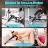 Folding Under Desk Bike Pedal Exerciser, Mini Exercise Bike with Digital LCD Display, Adjustable Pedal Resistance and Automatic Counting, Durable Construction and Foldable Design, for Seniors view 2