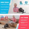 Under Desk Bike Pedal Exerciser, Mini Exercise Bike with Digital LCD Display, 8 Gear Adjustable Resistance and 4 Anti-Slip Rubber Pads, Saving Space and Compactly Portable, for Legs/Arms Exercise view 4
