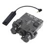 Plastic DL-A Box Laser Sightswith IR Laser + Red/Green/Blue Laser Sight + Strobe/Momentary/Constant Modes Whitelight LED 160 Lumens Flashlightwith Pressure Switchfor 20mm Rail (Blue Laser BK) view 1