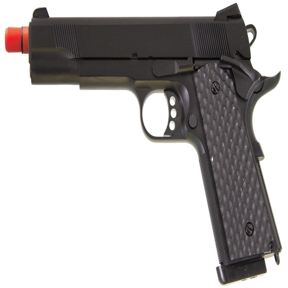 GoldenBall Raven Airsoft MEU Green Gas Blowback Airsoft Pistol - Black-CO2 Housing & Spring Included