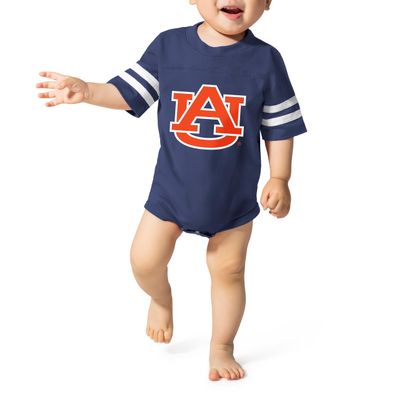 Little King College Football Infant Jersey Game Romper-Auburn-Navy-6 Months
