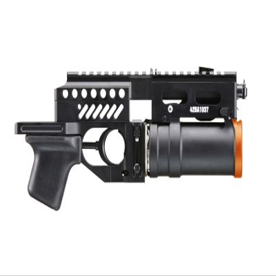 GoldenBall Metal Airsoft Pistol Launcher Set w/Shell (Color: Black)