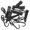 COOLHIYA 12 Pcs Hard Hat Clips for Headlamp Lightweight Helmet Clips for Firefighter Helmet Light Stable Headlight Hooks for Easy Mounting Hard Hats view 1