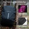 EVERFUN Hydration Backpack 18L Hiking Water Backpack with 3L Water Bladder, Women Men Hydration Pack Insulated Daypack Lightweight Hydropack with Rain Cover for Hiking, Cycling, Running, Festivals view 4