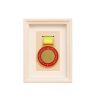 12.7x17.8cm, Medal Display Frame, Single Medal Display Case, Solid Wood Sport Medal Display Frame, Five Colors, HD Plexiglass, easy To Install, Fits all Sports Winners, Military Medal Badge Medal ( Co view 1