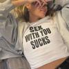 Vintage Street Harajuku Letter T-Shirt Women Sexy Skinny Short Sleeve Baby Tees Summer Fairy Punk Y2K Clothes Crop Tops,White,XL view 3