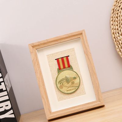 12.7x17.8cm, Single Medal Display Case, Medal Display Stand, Medal Display Cabinet-Marathon Medal Storage Box, Five Colors, Easy to Install, Great for Marathon, Gymnastics and All Sports Medals (Colo