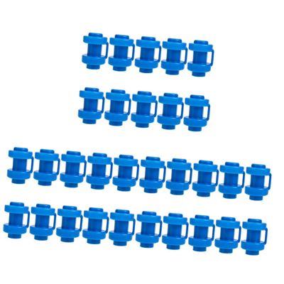 Kisangel 30pcs Trampoline Pole Caps Durable Replacement Hats Easy Install Enclosure Pole Covers for Boys and Girls Trampolines Compatible Models Secure Net Connection Accessories