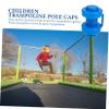 Kisangel 30pcs Trampoline Pole Caps Durable Replacement Hats Easy Install Enclosure Pole Covers for Boys and Girls Trampolines Compatible Models Secure Net Connection Accessories view 4