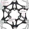 BUCKLOS 180mm Floating Disc Brake Rotor, and 2 Pairs Ceramic Bike Disc Brake Pads with Caliper Mount Adapter Gear Parts Accessories view 3