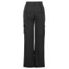 XUNRYAN Cargo Pants Women Baggy Low Waist Parachute Pants Running Joggers with Pockets Streetwear 2023 Fall Fashion Clothes Black view 3