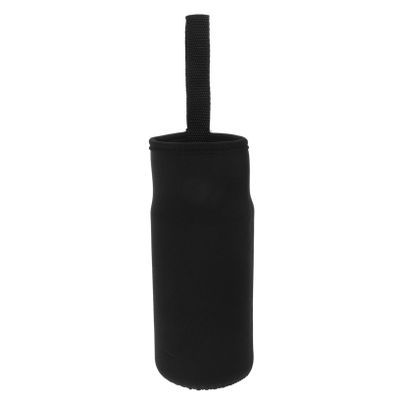 VANZACK Portable Nylon Water Bottle Holder Pouch Storage Bag for Outdoor and Hiking Black Compatible Bottles