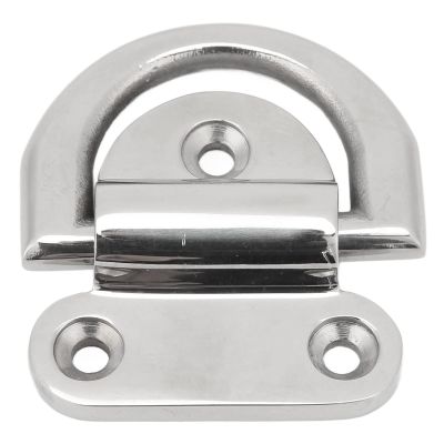 Marine Grade Pad Eye, Folding Pad Eye Heavy Duty Pad Eye 316 Stainless Steel Boat Pad Eye Universal Marine Grade Accessory for Marine Boat Ship Yacht