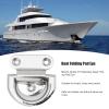 Marine Grade Pad Eye, Folding Pad Eye Heavy Duty Pad Eye 316 Stainless Steel Boat Pad Eye Universal Marine Grade Accessory for Marine Boat Ship Yacht view 3