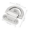 Marine Grade Pad Eye, Folding Pad Eye Heavy Duty Pad Eye 316 Stainless Steel Boat Pad Eye Universal Marine Grade Accessory for Marine Boat Ship Yacht view 4