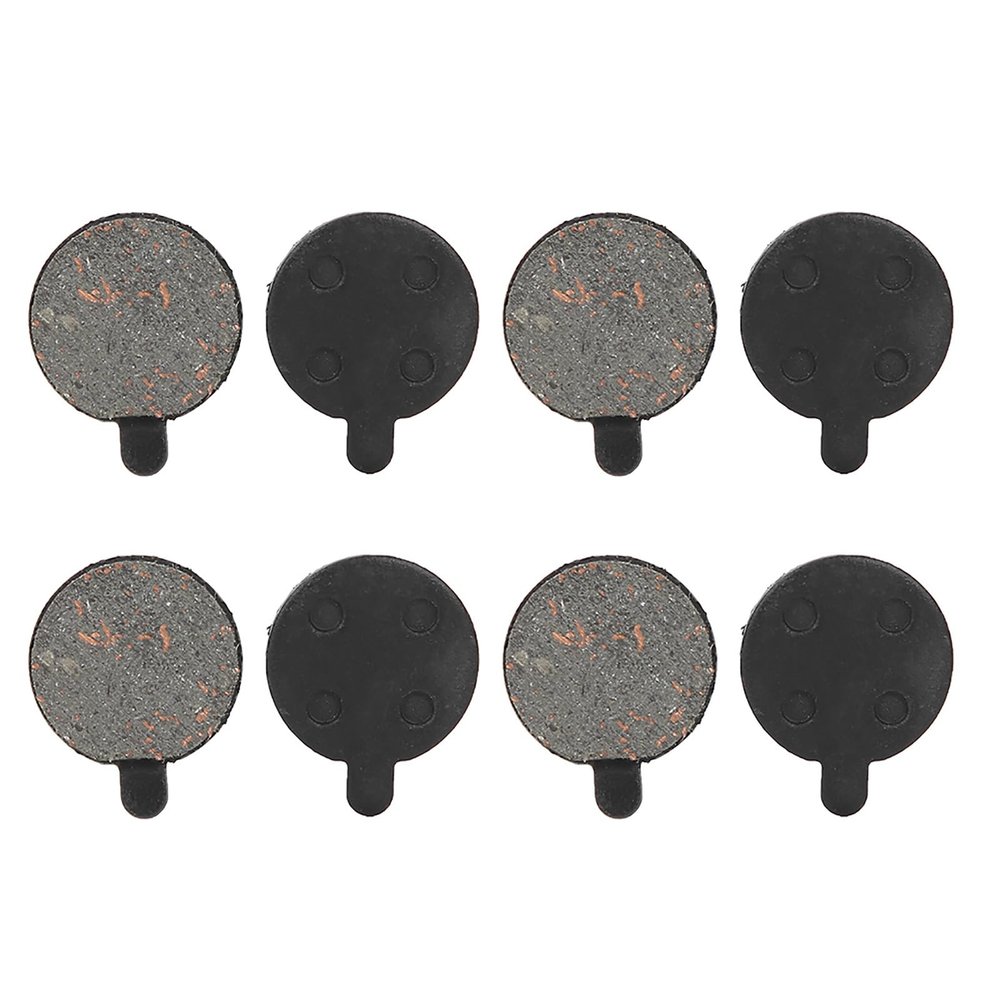 4 Pairs Disc Brake Pads, Electric Scooter Brake Pads, Bicycle Brake Pads Brake Disc Rotor, Semi Metal Brake Pads Replacement for 10in Electric Scooter