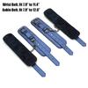EXREIZST Black Adjustable Spreader Bar Sets with 4 Adjustable Fur Blue Straps Sports Training Fitness Gear Home Gyms view 3