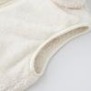 Toddler Solid Color Sleeveless Collar Facecloth Fall and Winter Undershirt Undershirt with Pockets (White, 2-3 Years) view 3