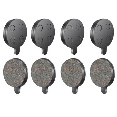 4 Pairs Disc Brake Pads, Brake Pads Brake Disc Rotor, Electric Scooter Brake Pads, Semi Metal Brake Pads Replacement for 10in Electric Scooter