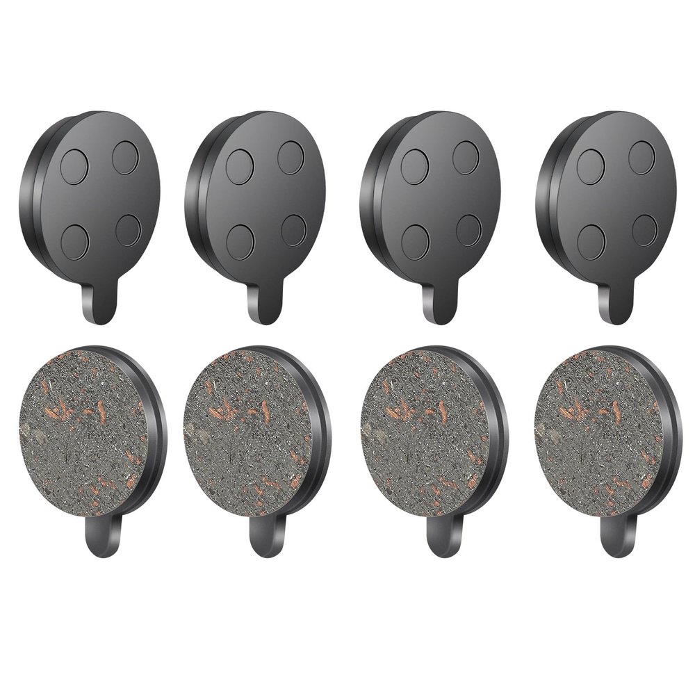 4 Pairs Disc Brake Pads, Brake Pads Brake Disc Rotor, Electric Scooter Brake Pads, Semi Metal Brake Pads Replacement for 10in Electric Scooter