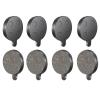 4 Pairs Disc Brake Pads, Brake Pads Brake Disc Rotor, Electric Scooter Brake Pads, Semi Metal Brake Pads Replacement for 10in Electric Scooter view 1