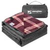 DUKUSEEK Large Camping Blanket - Waterproof, Quilted, Extra Thick Fleece, Warm, Windproof, Wearable, Includes Foldable Hood and Stuff Sack for Car, Outdoor Sports, Picnics, Stadiums, Dogs view 1