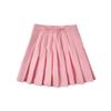 Homecoming Dress Women High Waisted Pleated Skirts with Shorts Pink Golf Outfit Athletic Cheer Skater Skirts for Girls Size XL view 4