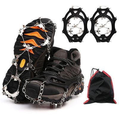 Lixada Ice Claw 201 26-Tooth Outdoor Ice and Snow Climbing Anti-Slip Shoe Grips by Stainless Steel Ice Claws