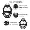 Lixada Ice Claw 201 26-Tooth Outdoor Ice and Snow Climbing Anti-Slip Shoe Grips by Stainless Steel Ice Claws view 3