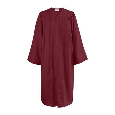 goprety Unisex Matte Choir Robes Graduation Gown Judge Costume Baptismal Robes for Adults