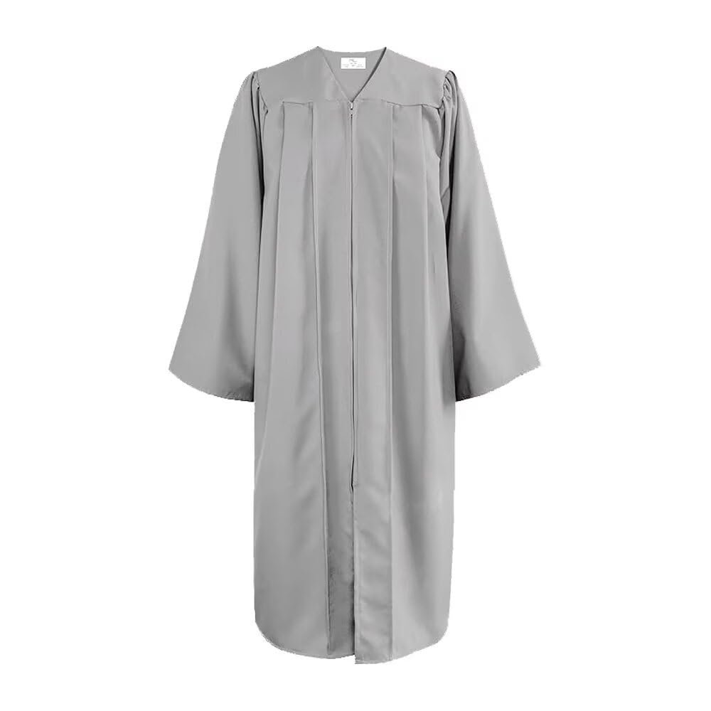 goprety Unisex Matte Choir Robes Graduation Gown Judge Costume Baptismal Robes for Adults