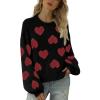 Ugly Christmas Sweater for Women Xmas Holiday Party Funny Santa Sweater Cute Fuzzy Cropped Knitted Pullover Tops view 4