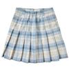 Blue Plaid Pleated Tennis Skirts Plus Size Athletic Skirt Cheer Skater Uniform Skorts Homecoming Dress Light 3XL view 3