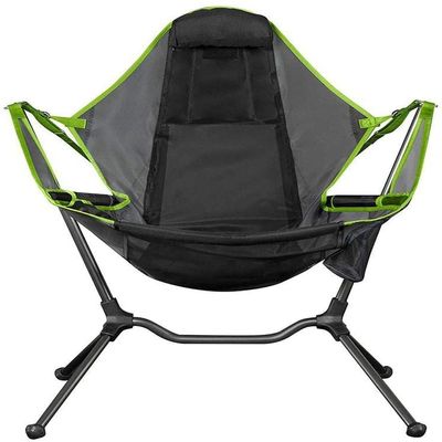 Outdoor Chair Folding Camping Chair Outdoor Folding Chair Fishing Camping Chair Foldable Portable Garden Chair Relaxation Swing Chair With Comfort Footrest Camping Chair Foldable Chair ( Color : A )