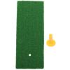 BESPORTBLE 1set Indoor Golf Hitting Mat Artificial Turf Practice Pad for Beginners Professionals Sbr Material Portable Tee for view 1