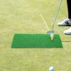 BESPORTBLE 1set Indoor Golf Hitting Mat Artificial Turf Practice Pad for Beginners Professionals Sbr Material Portable Tee for view 2