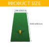 BESPORTBLE 1set Indoor Golf Hitting Mat Artificial Turf Practice Pad for Beginners Professionals Sbr Material Portable Tee for view 3