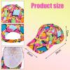 80s 90s Neon Fanny Pack Retro Waist Belt Packs Casual Waist Bag For Men Women And Baseball Caps 3D Print Hats 80s Vintage Hat Adjustable Unisex Caps For Travel Party Festival Hiking Cycling. 3 Pack view 3