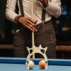BESPORTBLE Cue Bridge Metal Billiard Stick Holder Pool Cue Rack for Snooker and American Tables Lightweight Design Non- for Better Control view 3