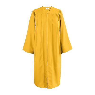 goprety Unisex Matte Choir Robes Graduation Gown Judge Costume Baptismal Robes for Adults