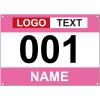Muka Custom Race Bibs, Tyvek Bib Numbers 001-500, 8-1/4 x 6 Inch Full Printing Marathon Race Number view 1