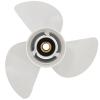 FAWAY 1411-K Boat Aluminum Outboard Propeller for Yamaha 6E5-45954-00-EL - for Yamaha Outboard Engines 60HP 70HP 75HP 80HP 85HP 90HP 115HP 130HP Replace 6E5-45954-00-0015 Spline Tooth view 2