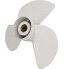 FAWAY 1411-K Boat Aluminum Outboard Propeller for Yamaha 6E5-45954-00-EL - for Yamaha Outboard Engines 60HP 70HP 75HP 80HP 85HP 90HP 115HP 130HP Replace 6E5-45954-00-0015 Spline Tooth view 3