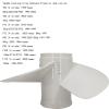 FAWAY 1411-K Boat Aluminum Outboard Propeller for Yamaha 6E5-45954-00-EL - for Yamaha Outboard Engines 60HP 70HP 75HP 80HP 85HP 90HP 115HP 130HP Replace 6E5-45954-00-0015 Spline Tooth view 4